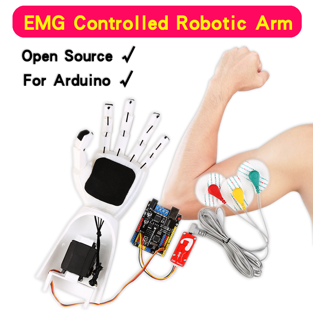 Muscle Sensor Emg - EMG 센서 로봇 팔 전기 근육