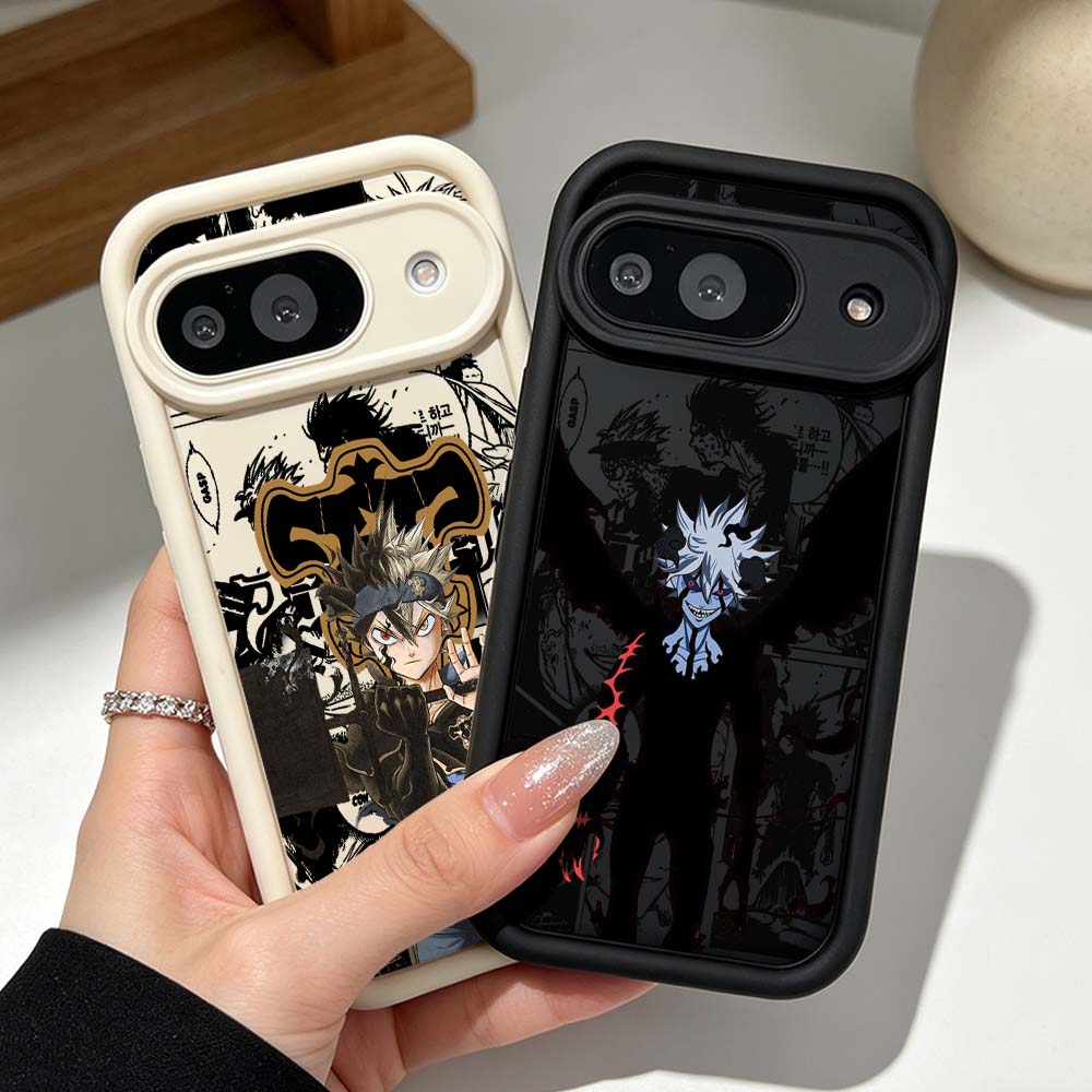 Google Pixel 8A - 블랙 클로버 쿨 폰 케이스 구글