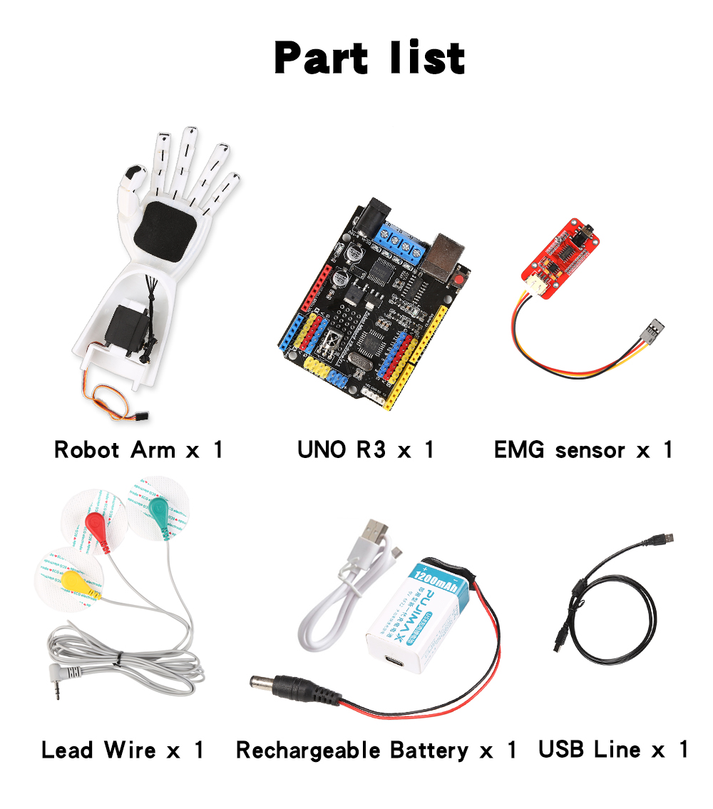 EMG 센서 로봇 팔 전기 근육 신호 센서 로봇 팔,  - Muscle Sensor Emg 리뷰 및 가격