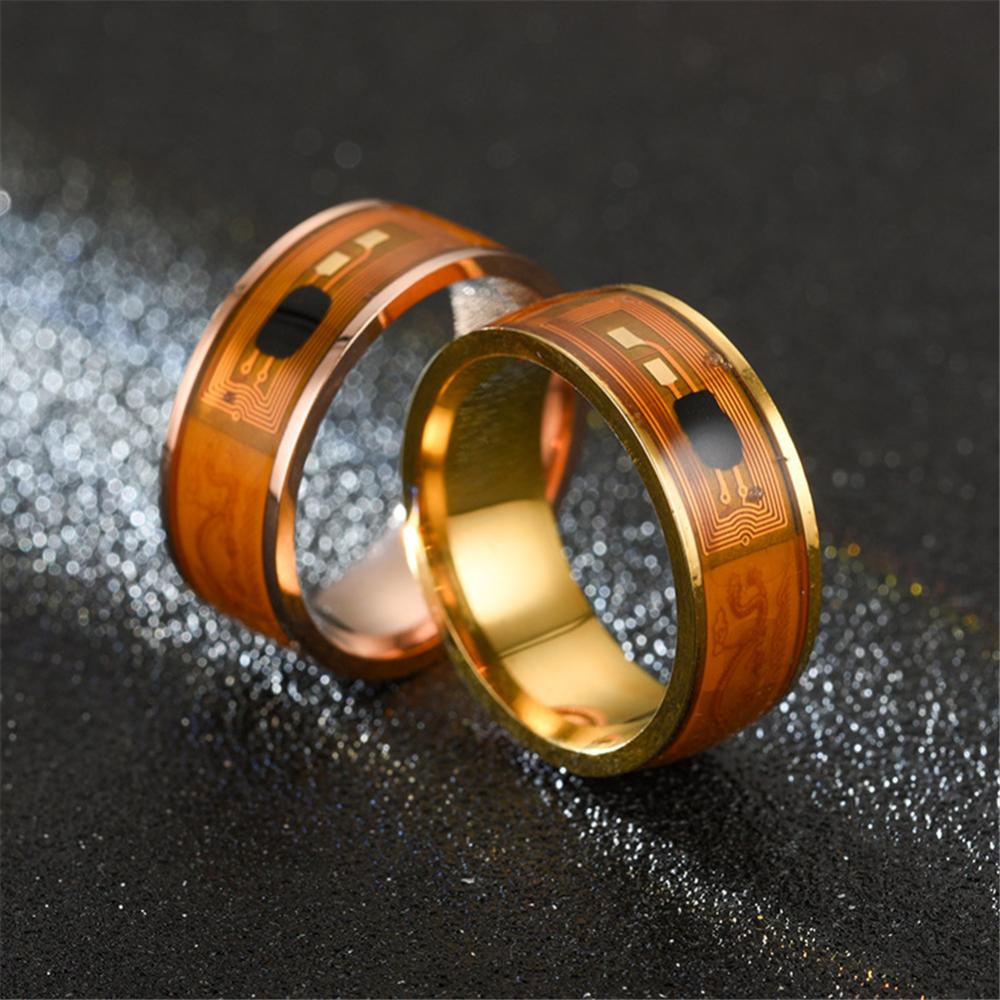 남성 커플 반지 NFC 스테인리스 스틸 폰 칩 드리핑  - Smart Ring Nfc Pay 리뷰 및 가격