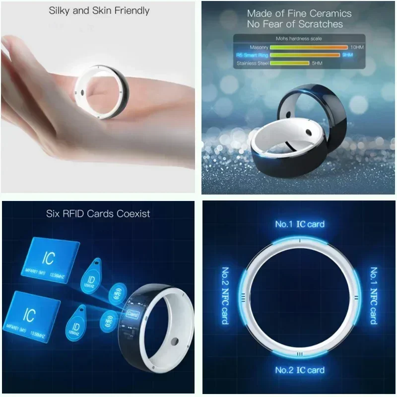 스마트 링 6 RFID 카드 디스크 공유 스마트 웨어러 - Smart Ring Nfc Pay 리뷰 및 가격