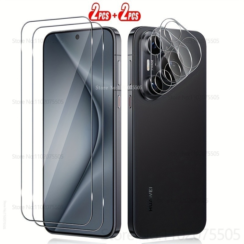 [4-in-1]2Pcs 풀 커버리지 강화 유리 + 2P - Huawei Pura 70 리뷰 및 가격