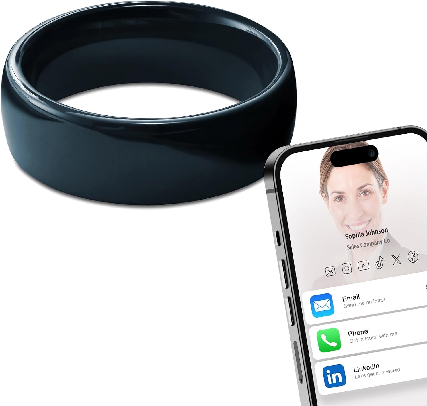 Ntag215 NFC 풀 세라믹 스마트 링은 NFC 지 - Smart Ring Nfc Pay 리뷰 및 가격